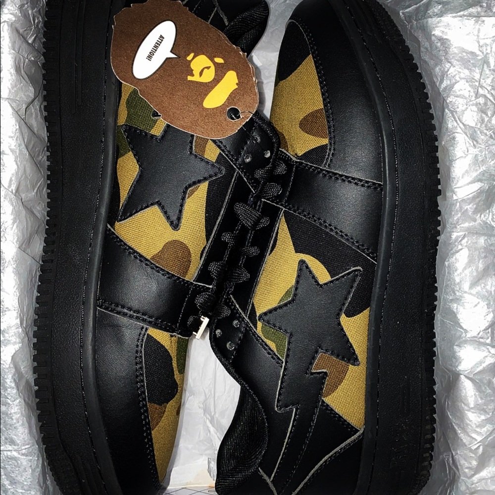 Bape Sta Low Green Camo